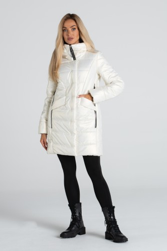 KURTKA LUCYNA METALICA ECRU #2
