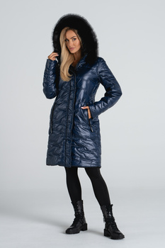 KURTKA DWUSTRONNA WANDA NIEBIESKO CZARNA