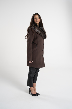 Klarysa flausz brąz