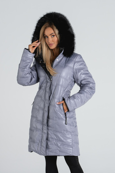 KURTKA DWUSTRONNA WANDA POPIELATO CZARNA